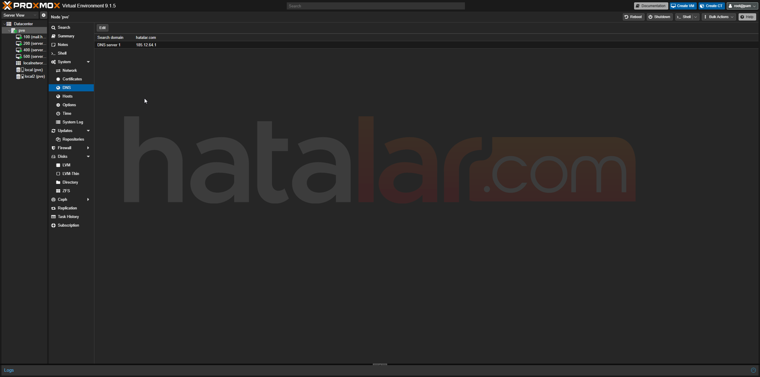 hatalar forum proxmox hostname kaydi degistirme 3