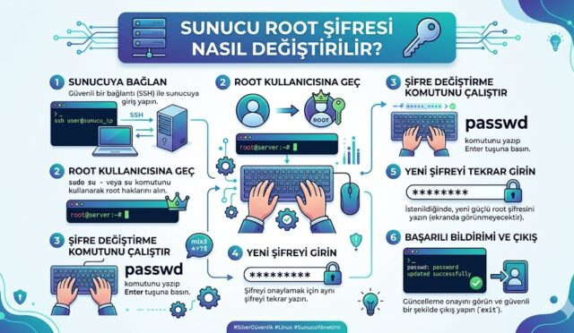 Sunucu Root Şifresi Nasıl Değiştirilir?